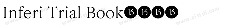 Inferi Trial Book字体转换